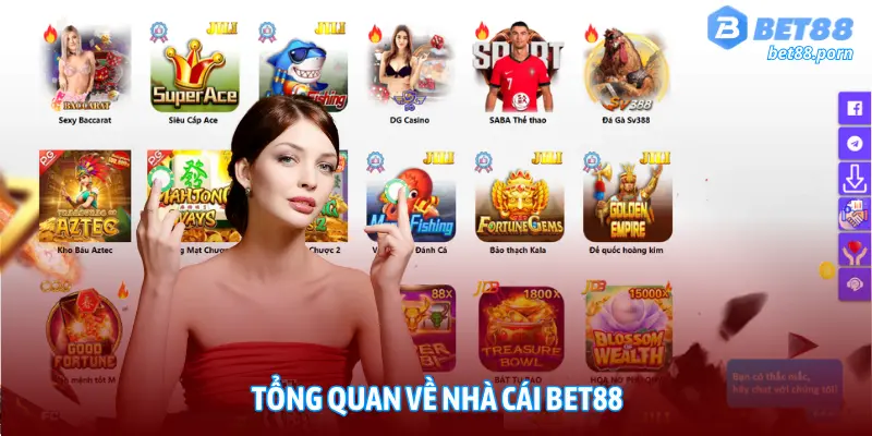 Những thông tin tổng quan sơ lược về nhà cái BET88