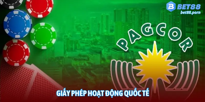 Nền tảng có hệ thống giấy phép hoạt động hết sức uy tín