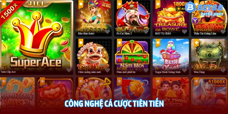 Hệ thống ứng dụng nhiều công nghệ cá cược mới lạ