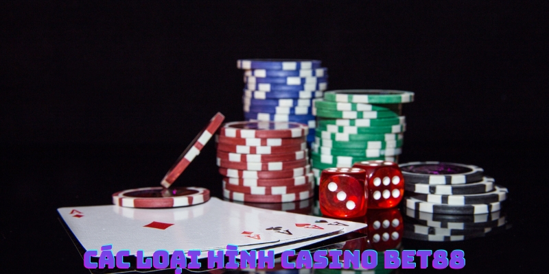 Một số loại hình giải trí có mặt trong Casino Bet88