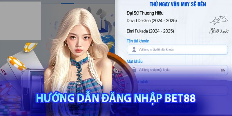 Hướng dẫn đăng nhập Bet88 thao tác dễ dàng