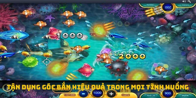 Tận dụng góc bắn hiệu quả trong mọi tình huống